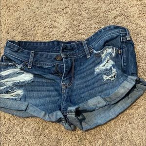 Hollister Low Rise Jean Shorts